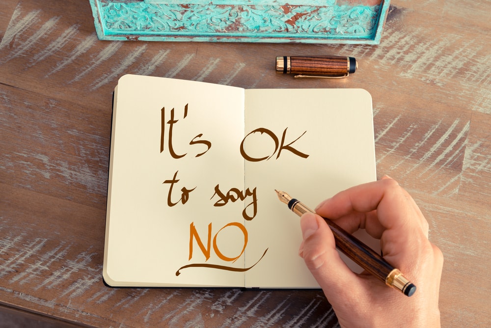 Say No. Go For It – The Importance of Saying No